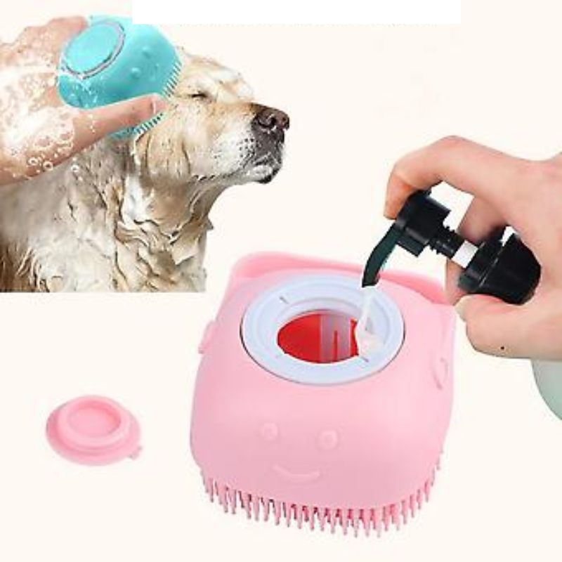 brosse de bain pour chien