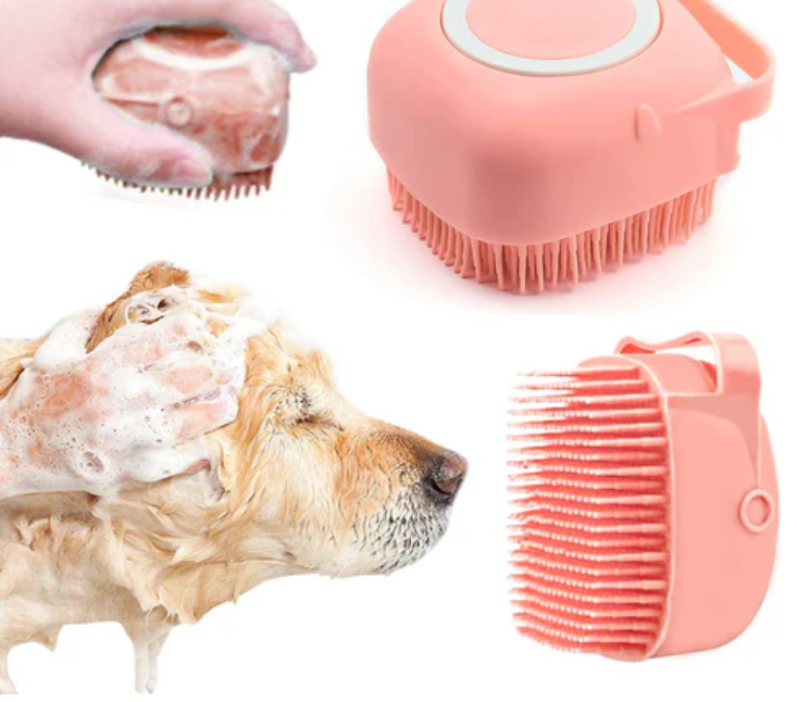 brosse de bain pour chien