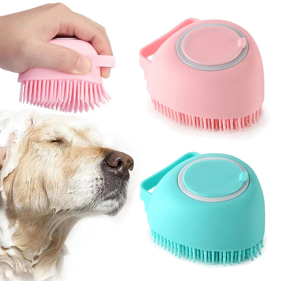 brosse de bain pour chien